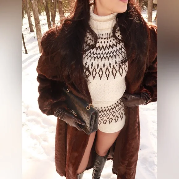 Naked Wardrobe Fair Isle Sweater Set - Picture 2 of 5